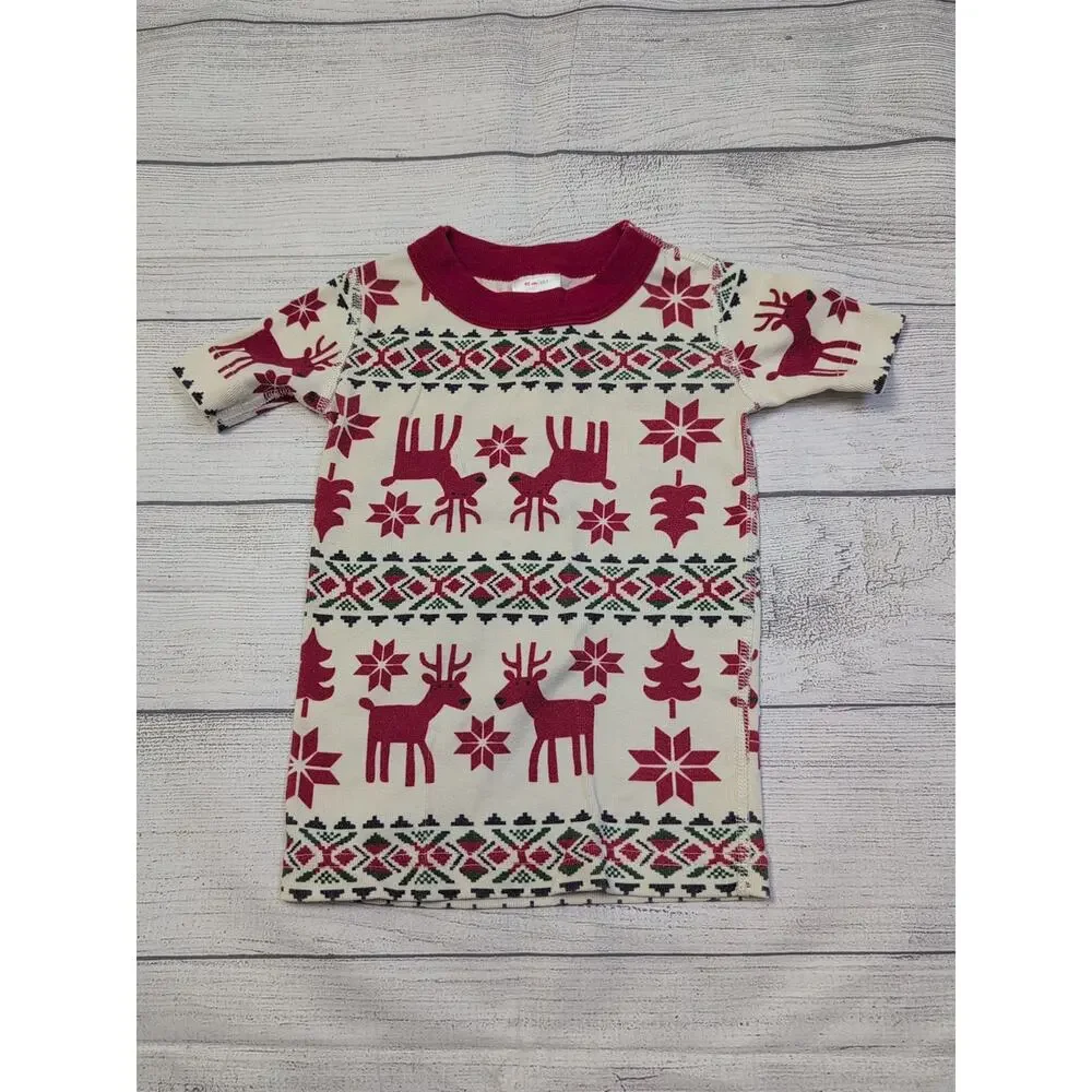 3 Hanna Andersson Deer Deer Short John Pajamas, 2 of 2